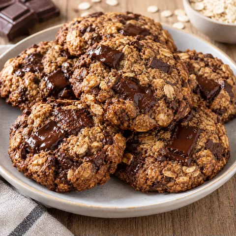 Gâteaux chocolat avoine