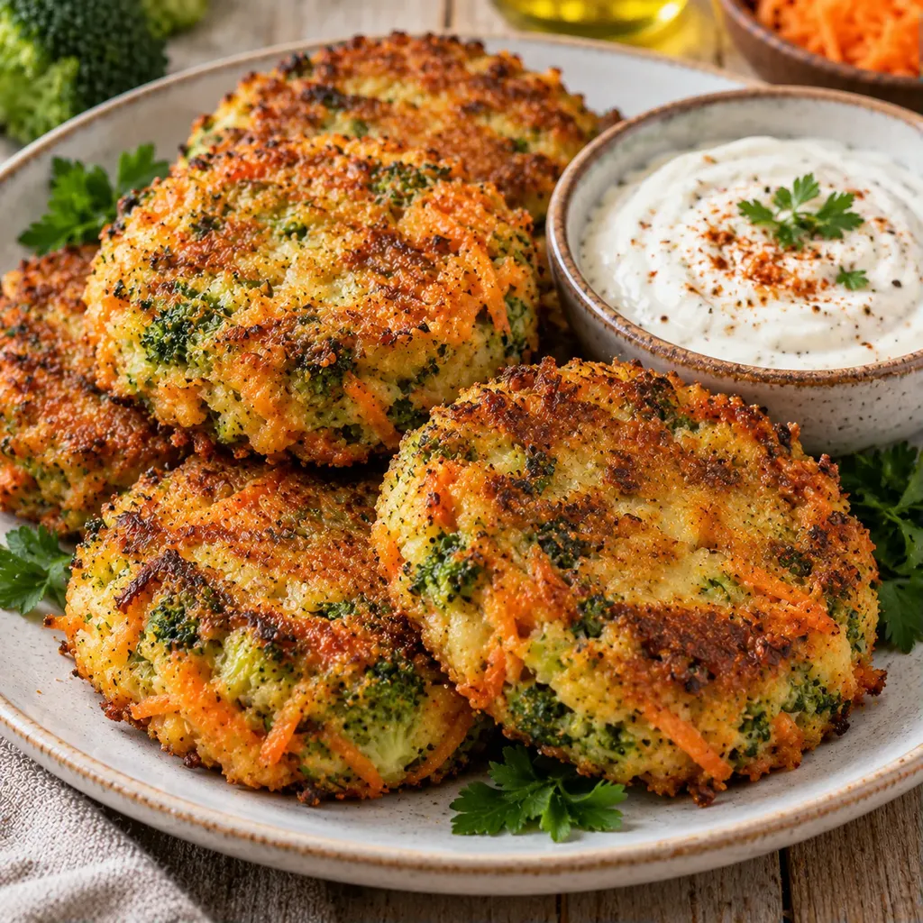 Galettes Brocolis-Carottes
