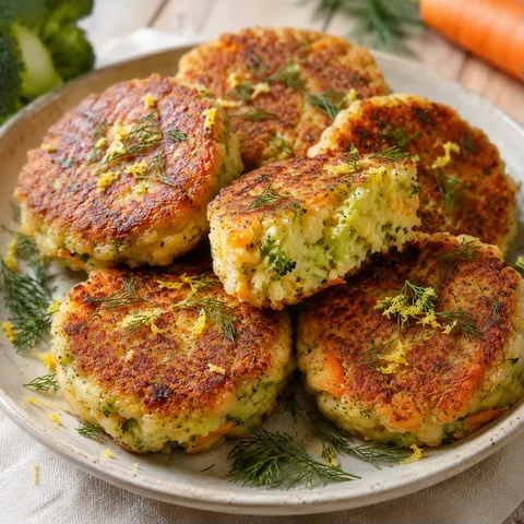 Croquettes légumes et amandes