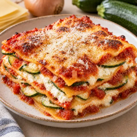 Lasagnes Douces Ricotta Courgettes