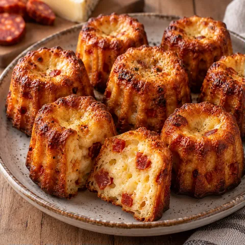 Cannelés chorizo fromage