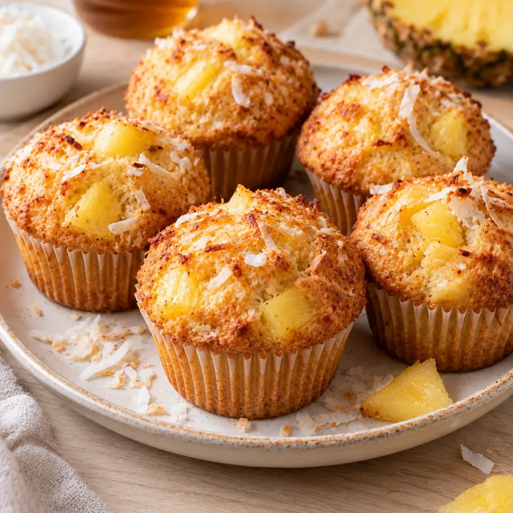 Muffins exotiques coco