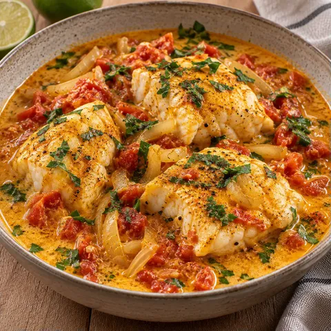 Poisson coco et épices