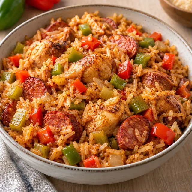 Délicieux Jambalaya Poulet
