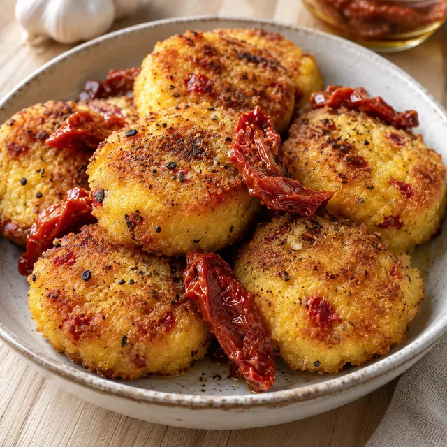 Croquettes de Polenta Méditerranéennes