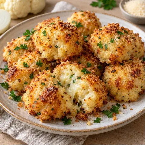 Bouchées au chou-fleur croquantes