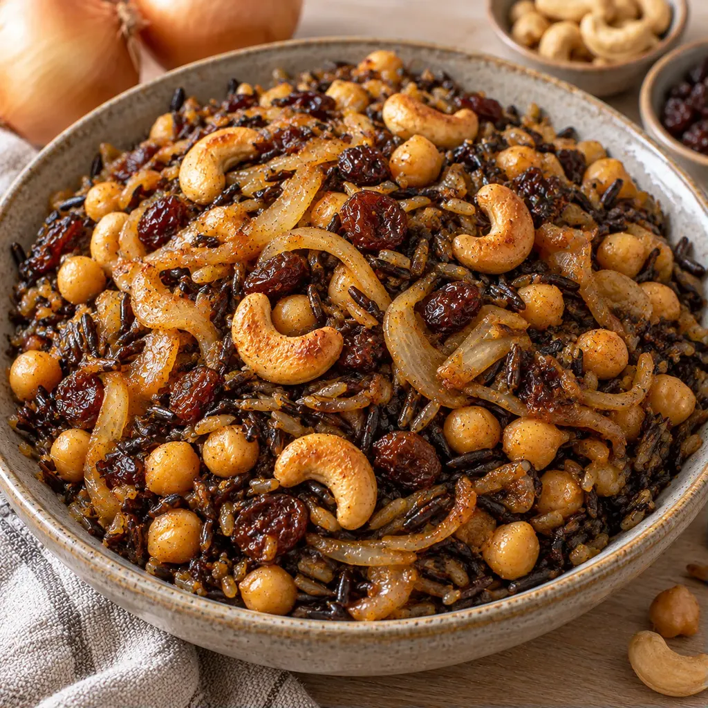 Riz sauvage cajou épicé