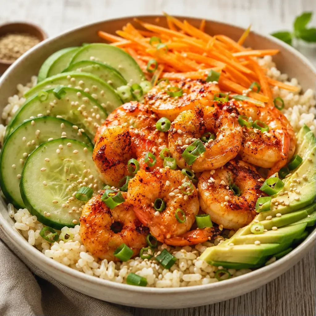 Riz aux crevettes piquantes