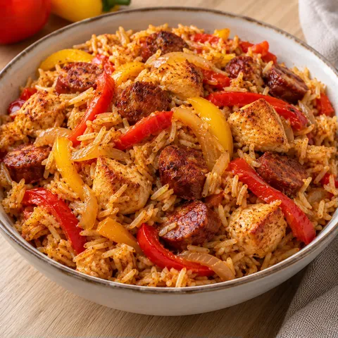 Riz Poulet Merguez