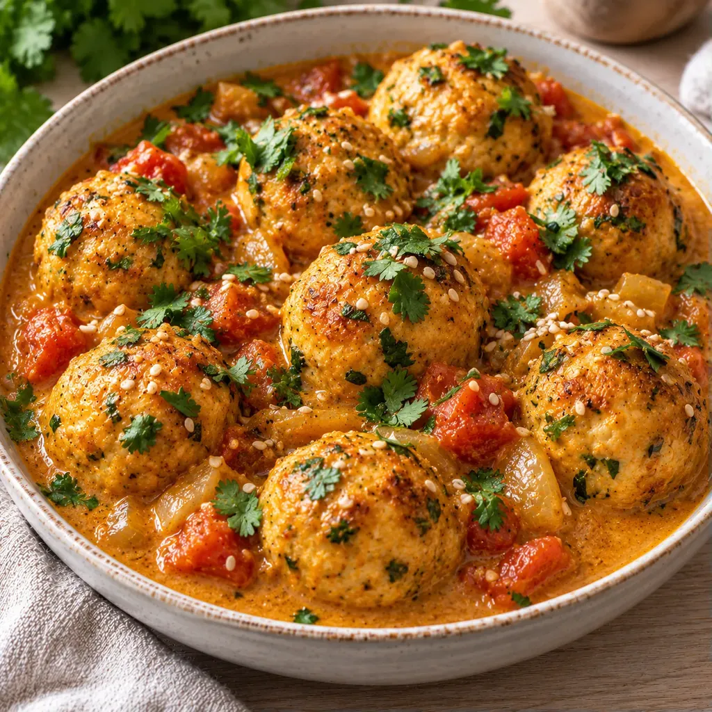 Boulettes Savoureuses Poulet Curry