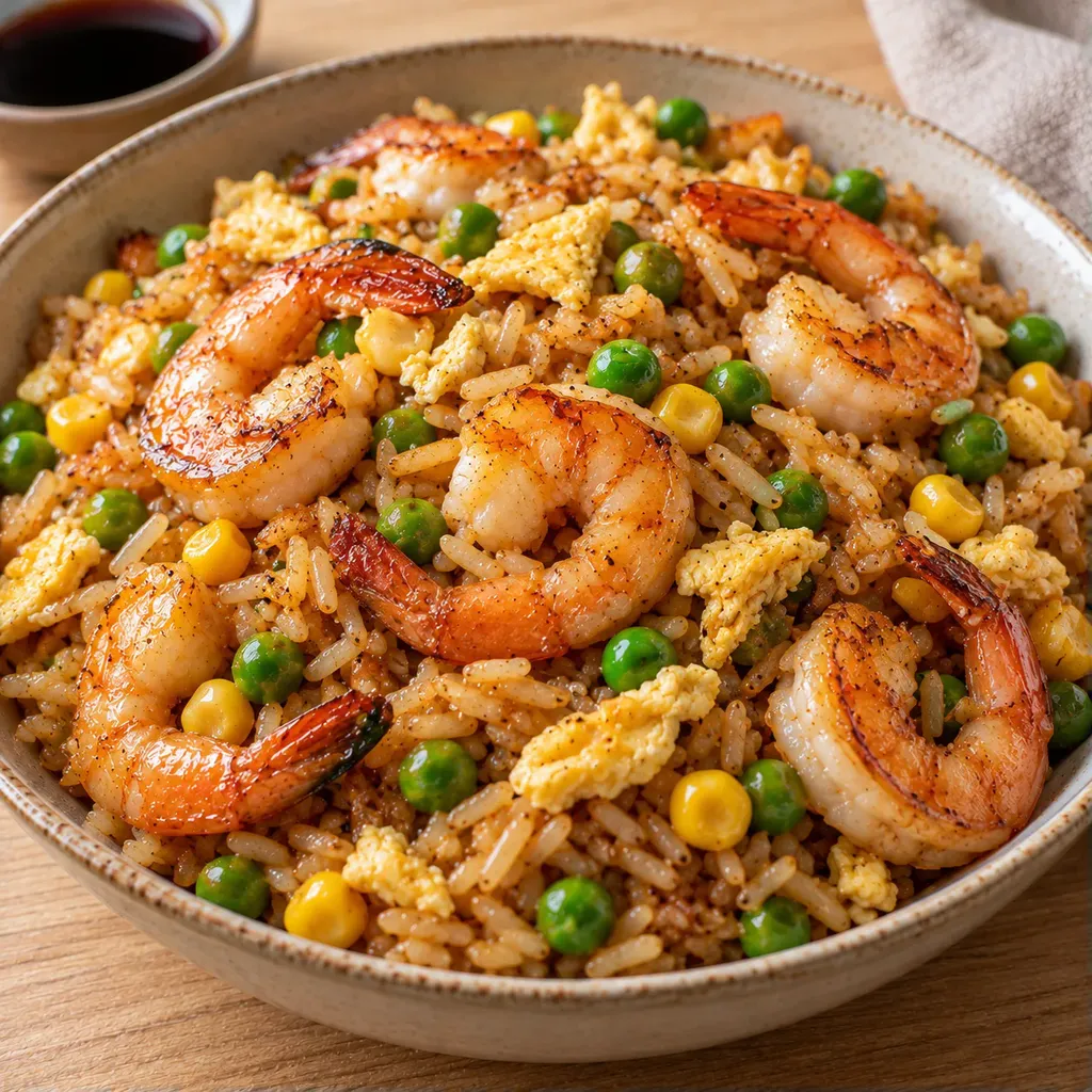 Riz aux crevettes