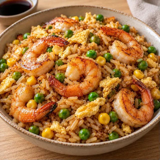 Riz aux crevettes