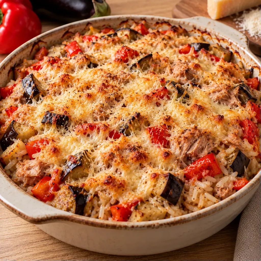 Riz Gratiné au Thon