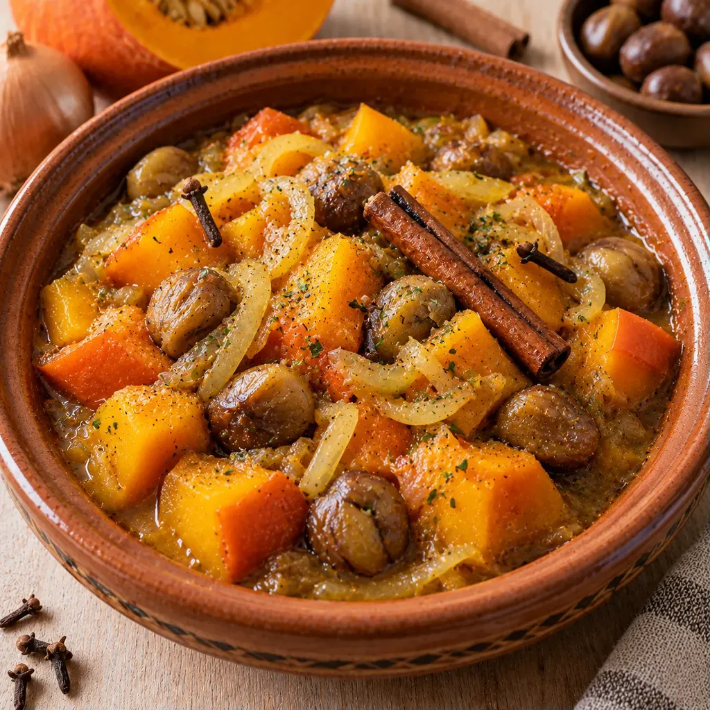 Tajine patisson amandes