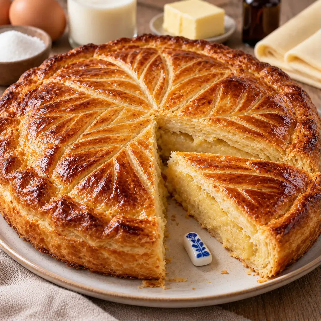 Galette amandes crème