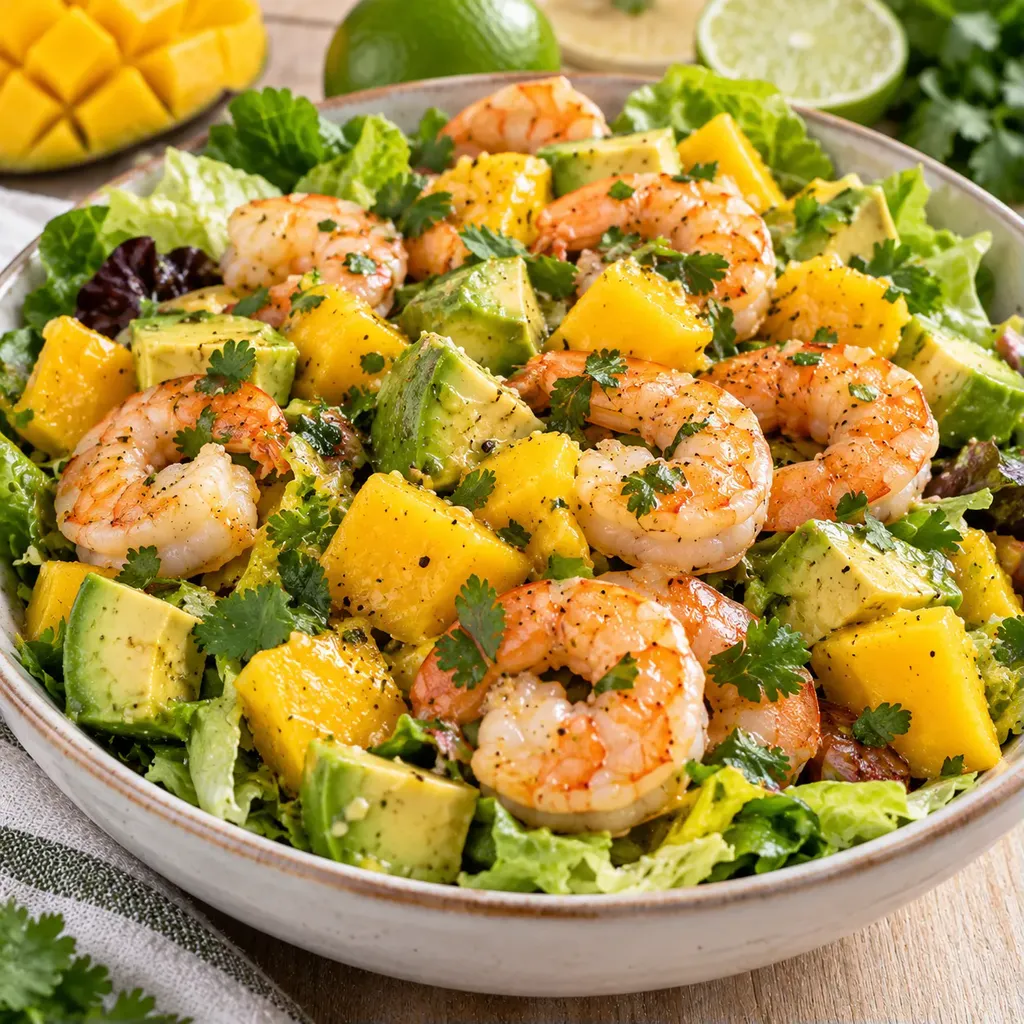 Mangue avocat crevettes