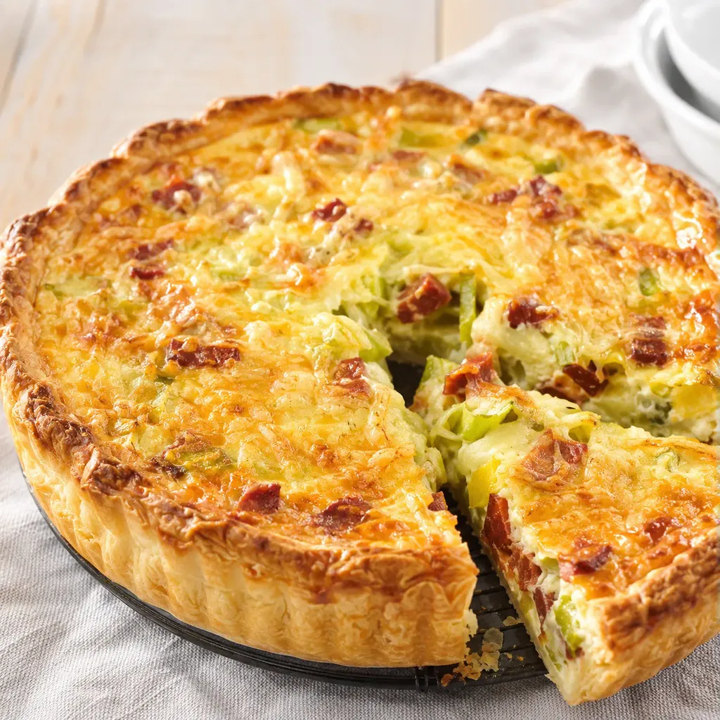 Quiche Chorizo Poireaux