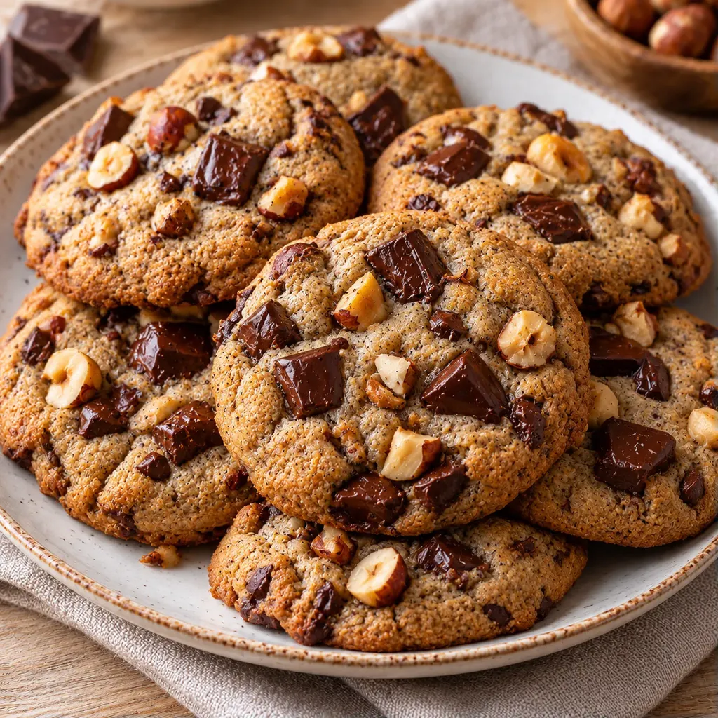 Biscuits Sarrasin Chocolat Noisettes