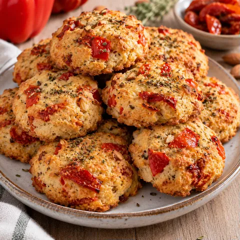 Biscuits tomate poivron