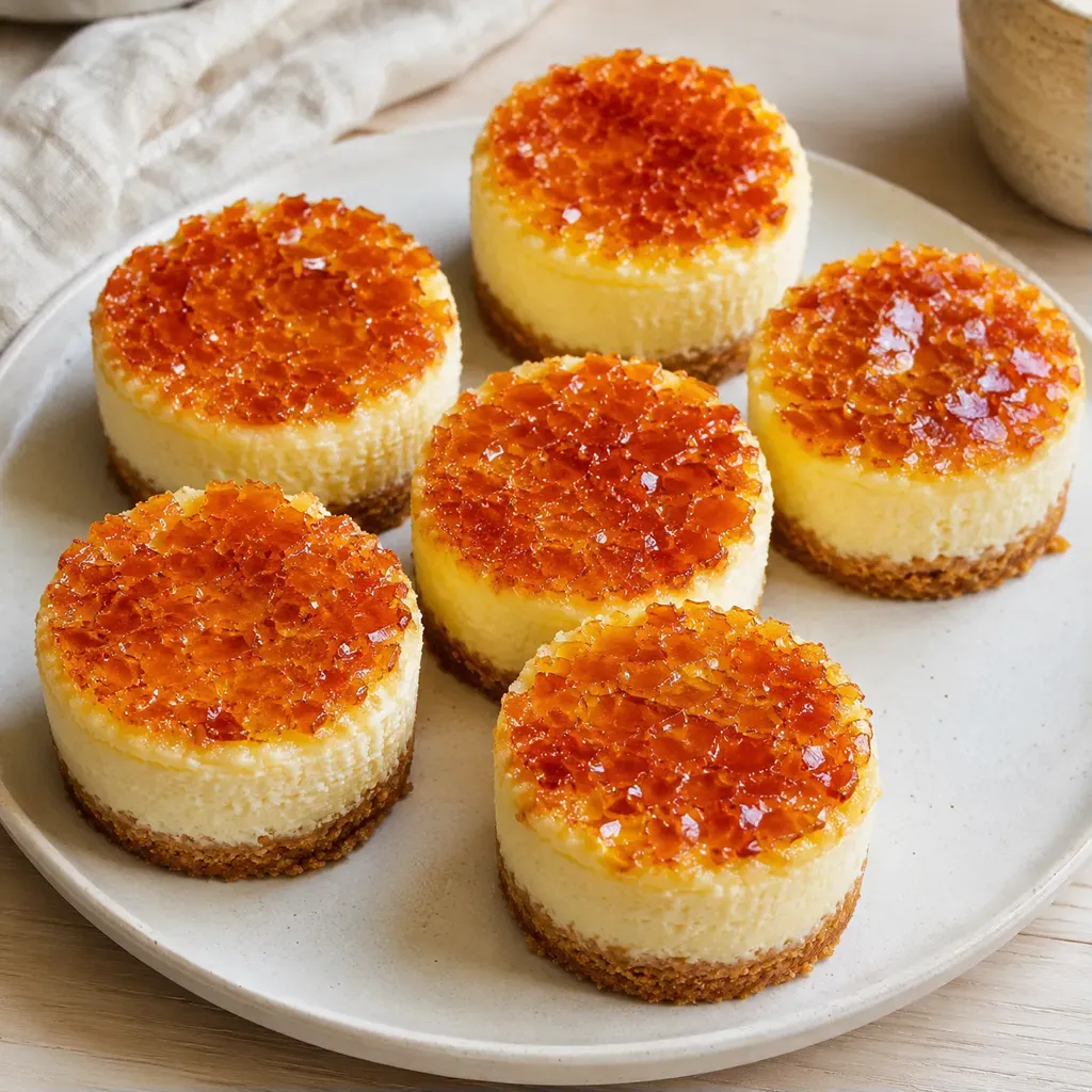 Petits cheesecakes caramel