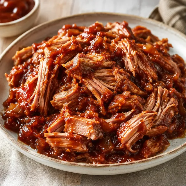 Porc fondant sauce BBQ