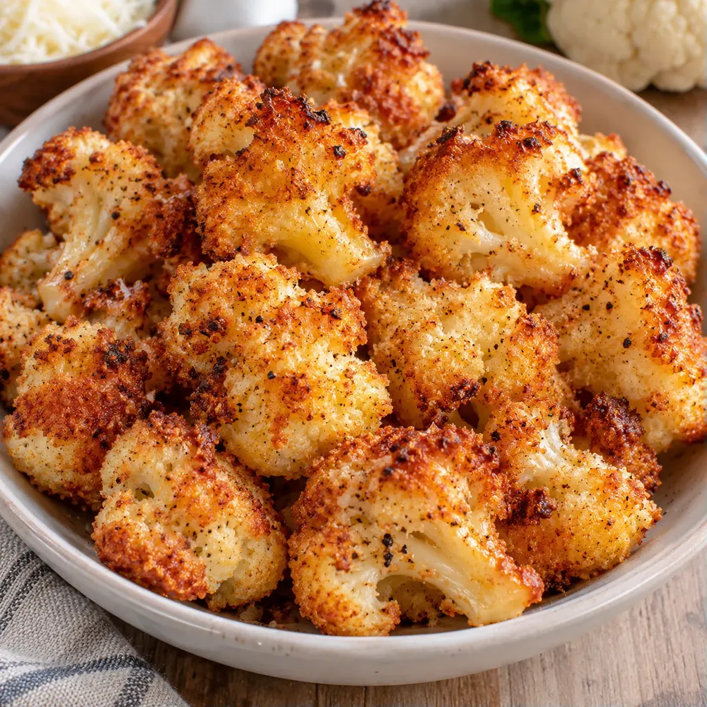 Chou-fleur parmesan crispy