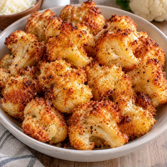 Chou-fleur parmesan crispy