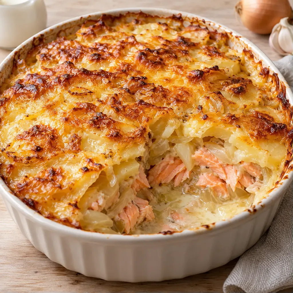 Saumon Gratin Fondant