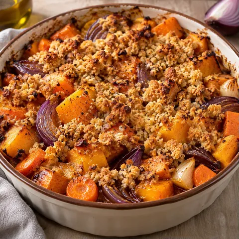Crumble Hivernal aux Légumes