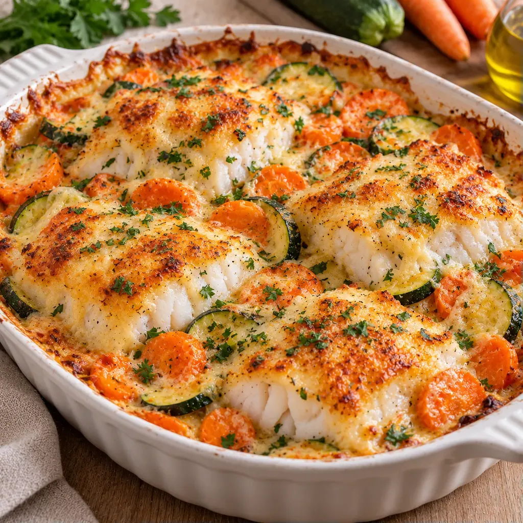Gratins cabillaud frais