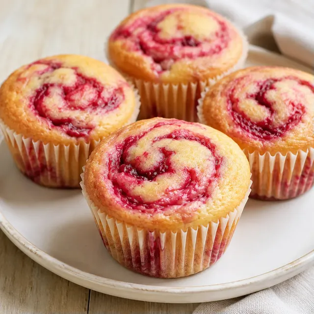 Gourmands Cupcakes Framboises Tourbillons