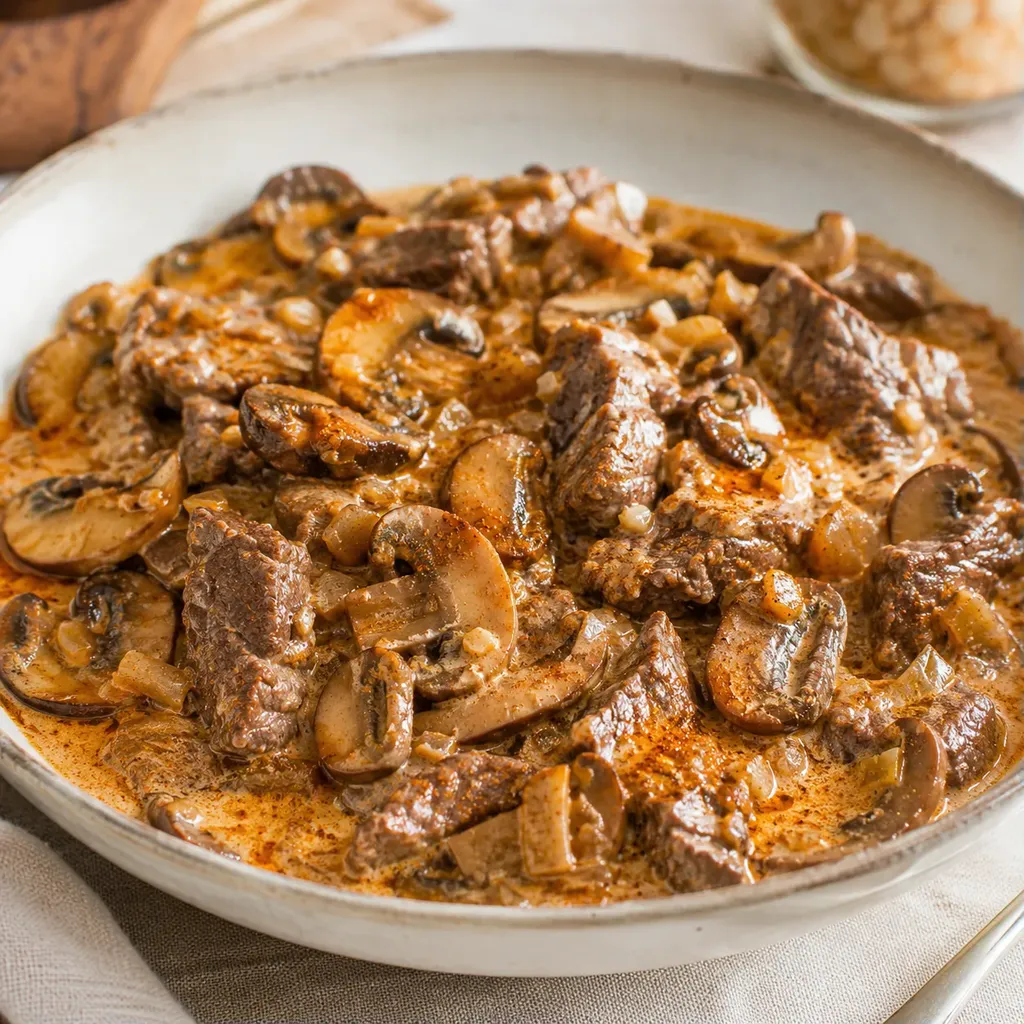 Stroganoff bœuf crémeux