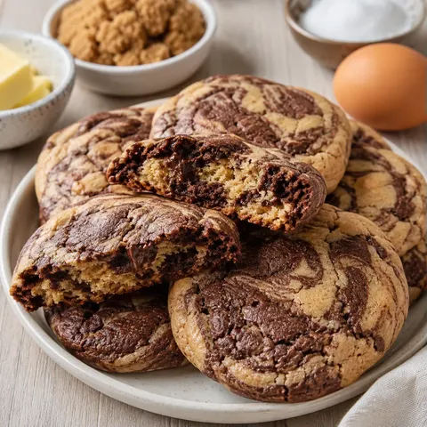 Marbrés chocolat cacahuète