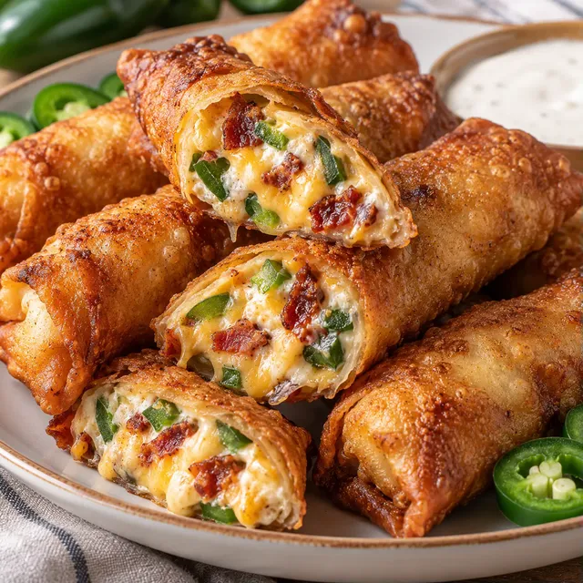 Rouleaux jalapeño fromage