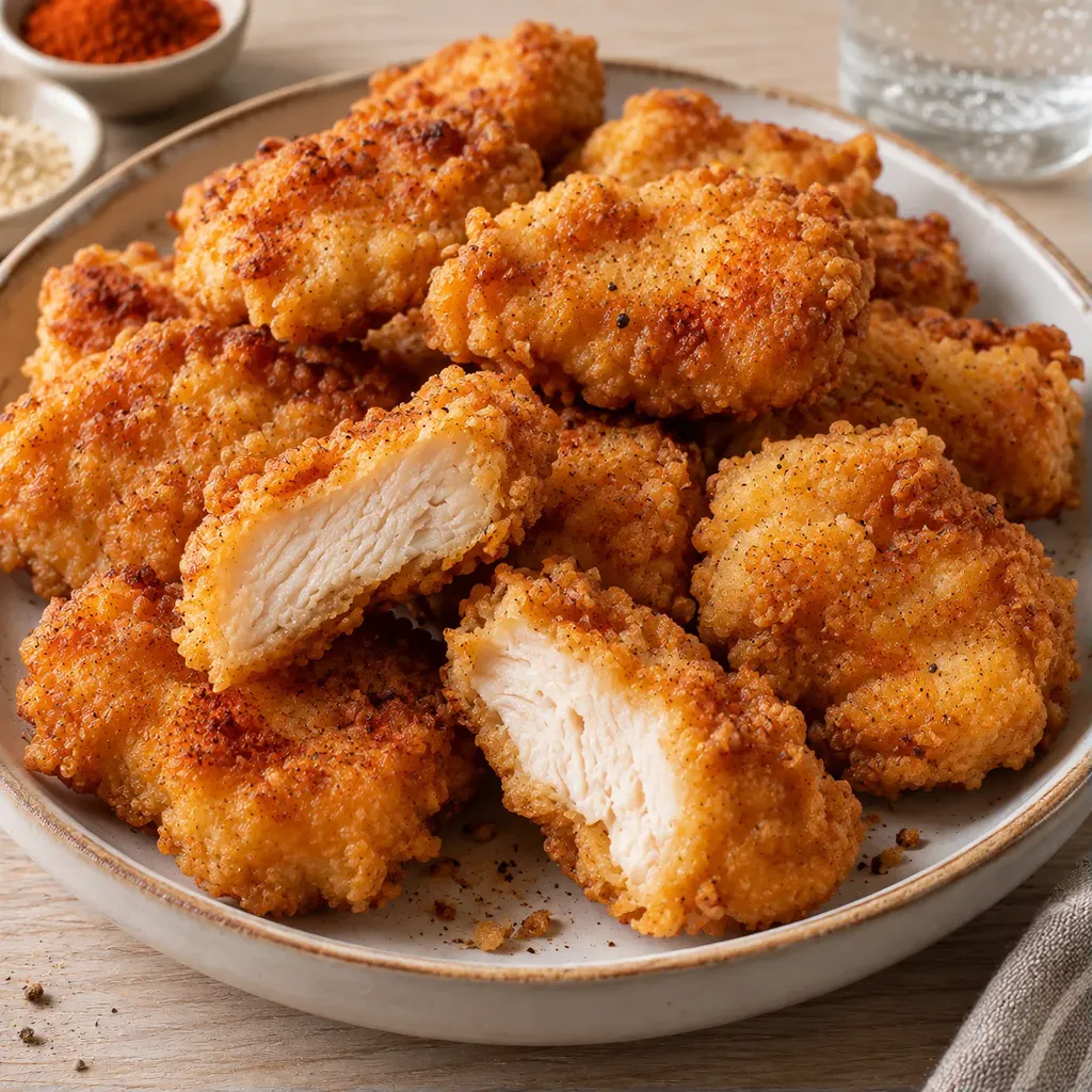 Croustillants nuggets maison