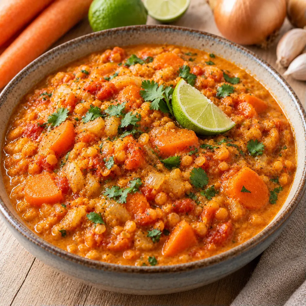 Lentilles au Curry