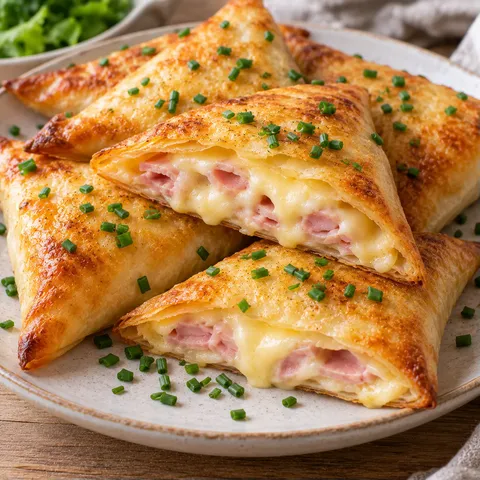 Jambon et fromage croustillants