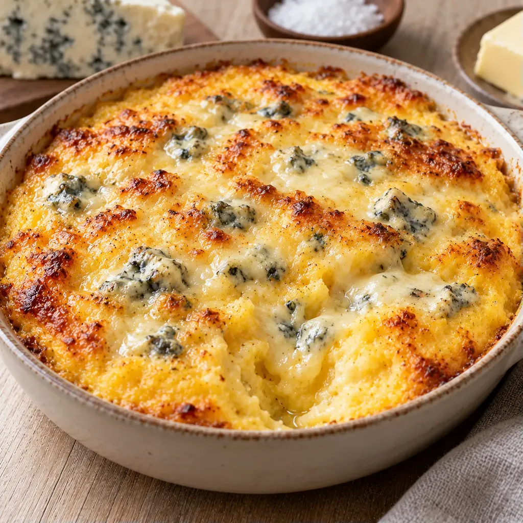 Polenta au gorgonzola