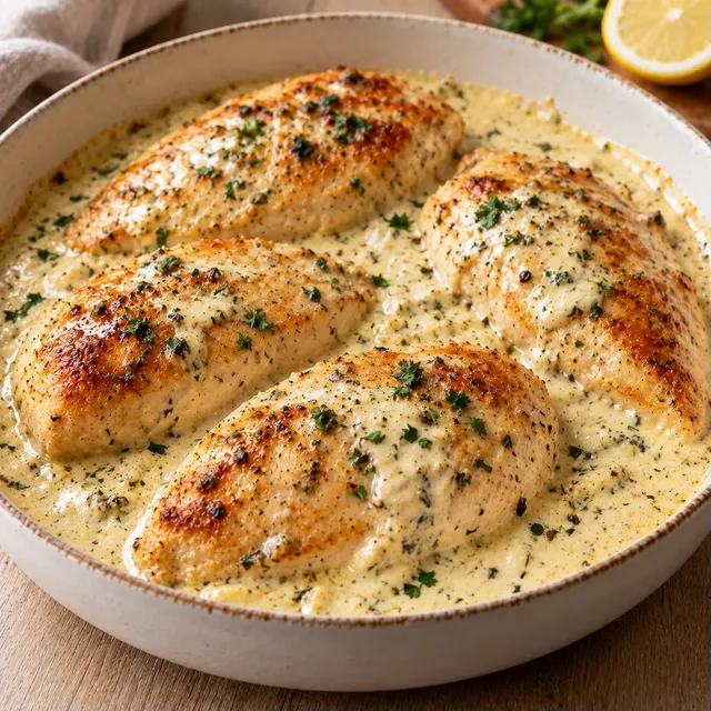 Poulet crémeux simplifié