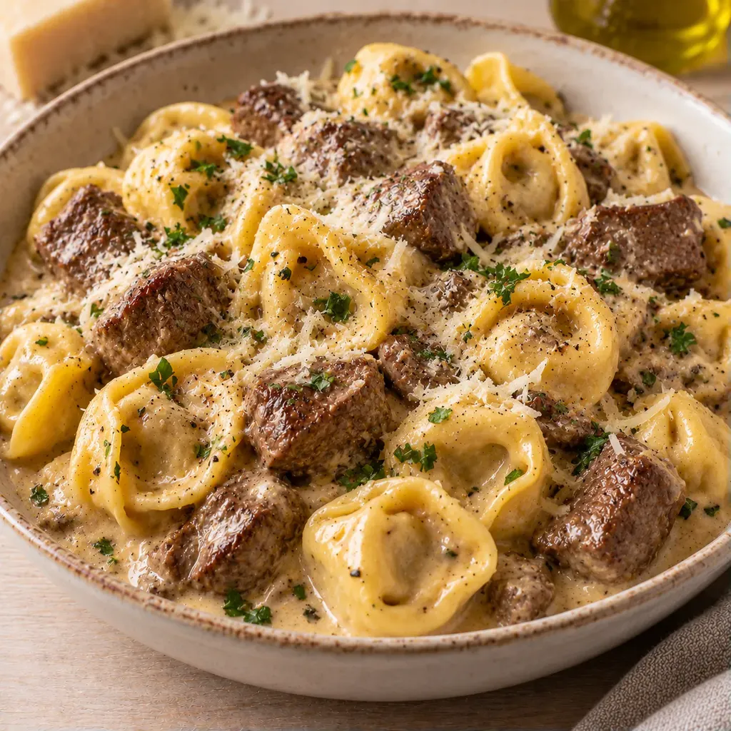 Tortellini et bœuf