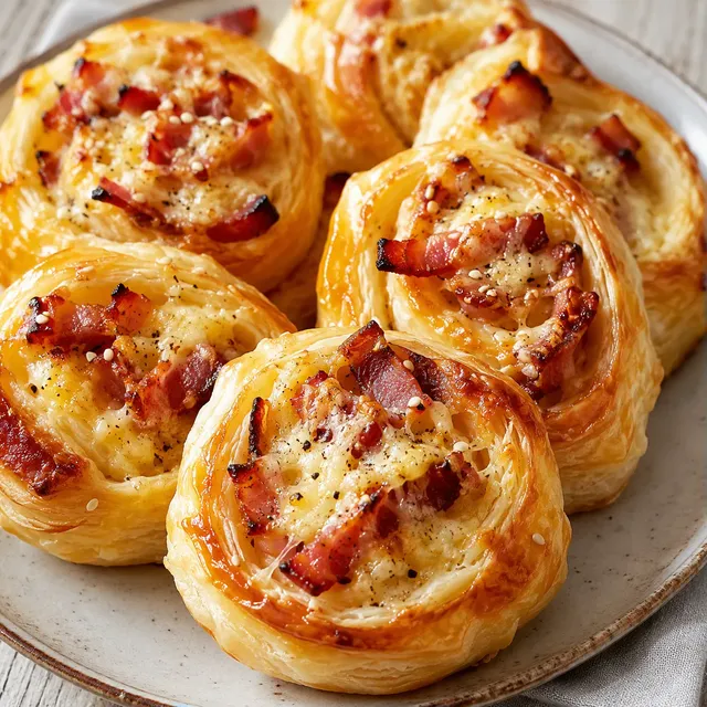 Feuilletés fromage lardons