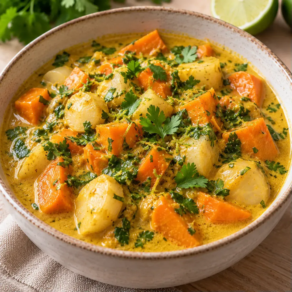 Curry Doux aux Légumes Hivernaux