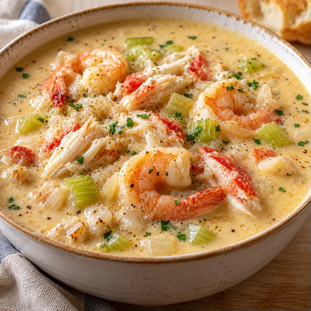 Soupe fruits mer