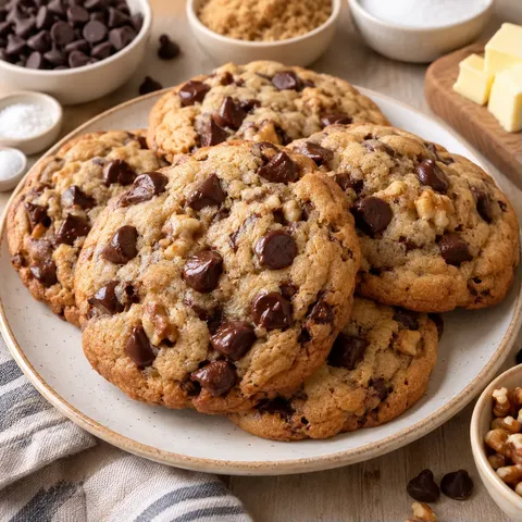 Cookies chocolat moelleux