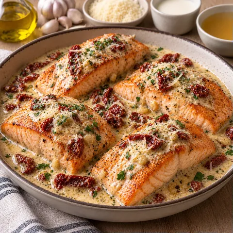 Saumon sauce élégante