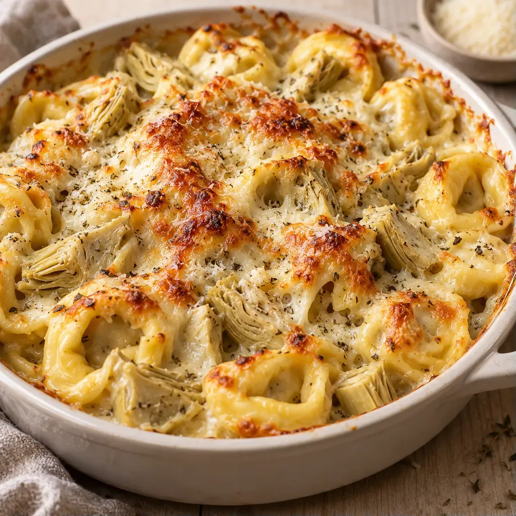 Tortellini gratin crémeux