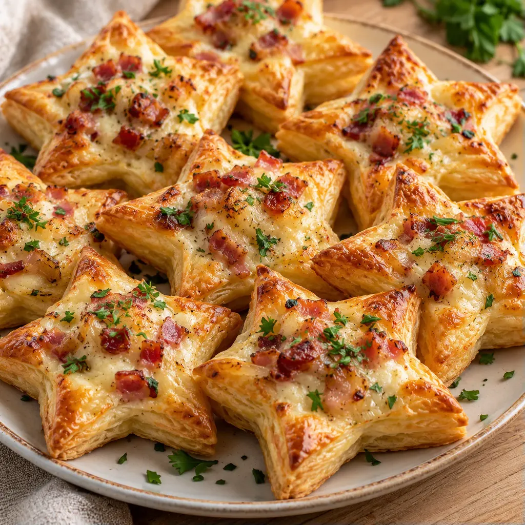 Étoiles bacon fromage