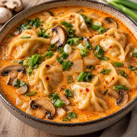 Coco curry dumplings