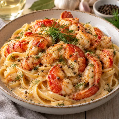 Homard et crème