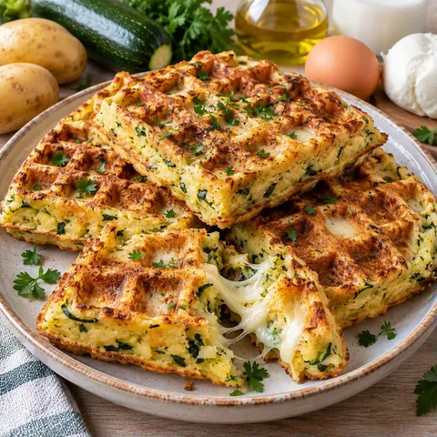 Délicieuses Gaufres Légumes